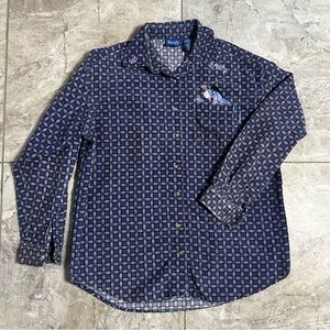 💜Eeyore Disney Checkered Button Down